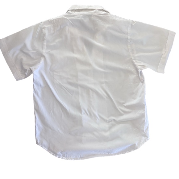 Vintage Oscar de la Renta cotton embroidered collared blouse- white - 12 - Picture 3 of 5